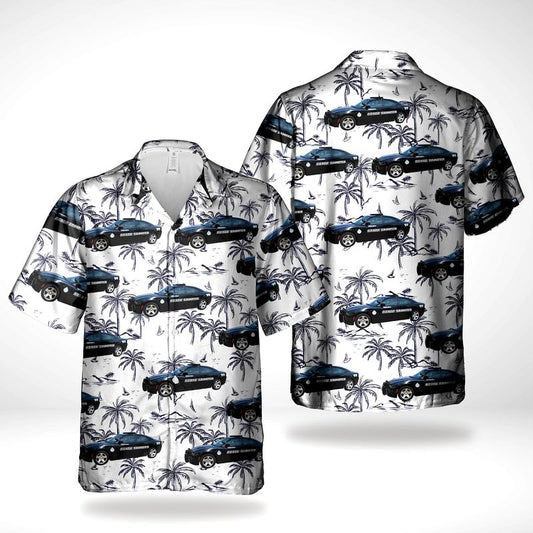 Nebraska State Patrol Dodge Charger Hawaiian Shirt
