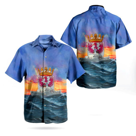 Portuguese Navy Marinha Portuguesa NRP Antonio Enes (F471) Hawaiian Shirt