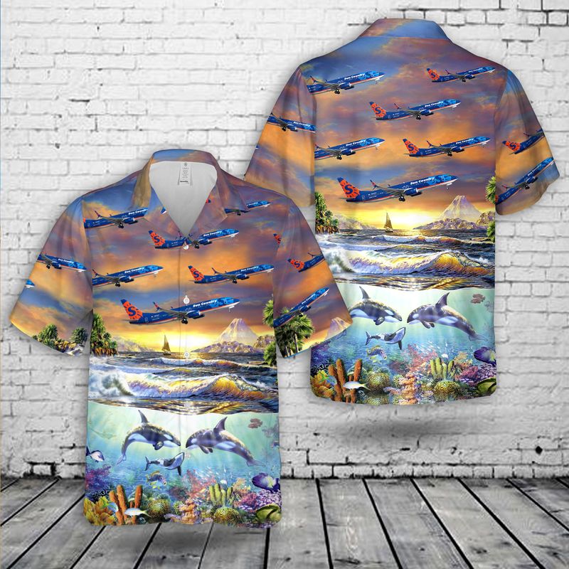 Sun Country Airlines Boeing 737-8FH Hawaiian Shirt