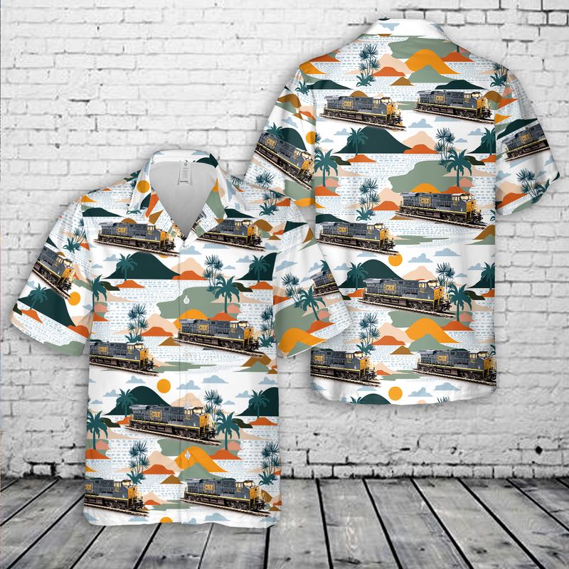 CSX Transportation CSX GE ES44AC Hawaiian Shirt