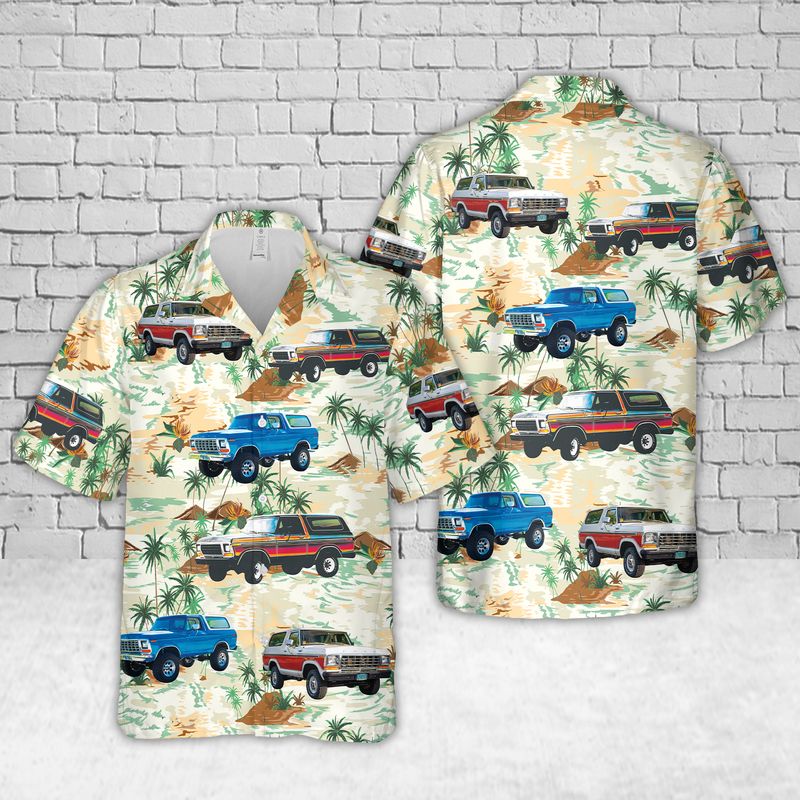 Ford Bronco Second Generation 1977-1979 Hawaiian Shirt