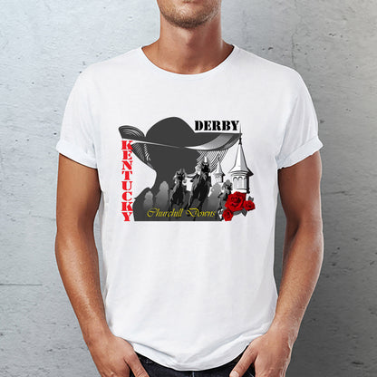 Churchill Downs - Home of the Kentucky Derby Classic Unisex T-Shirt Gildan 5000 (Made In US) DLQD1704PT04