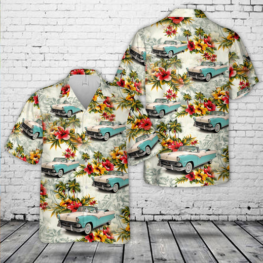 1955 Ford Fairlane Sunliner Hawaiian Shirt