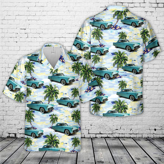 1955 Ford Thunderbird Hawaiian Shirt