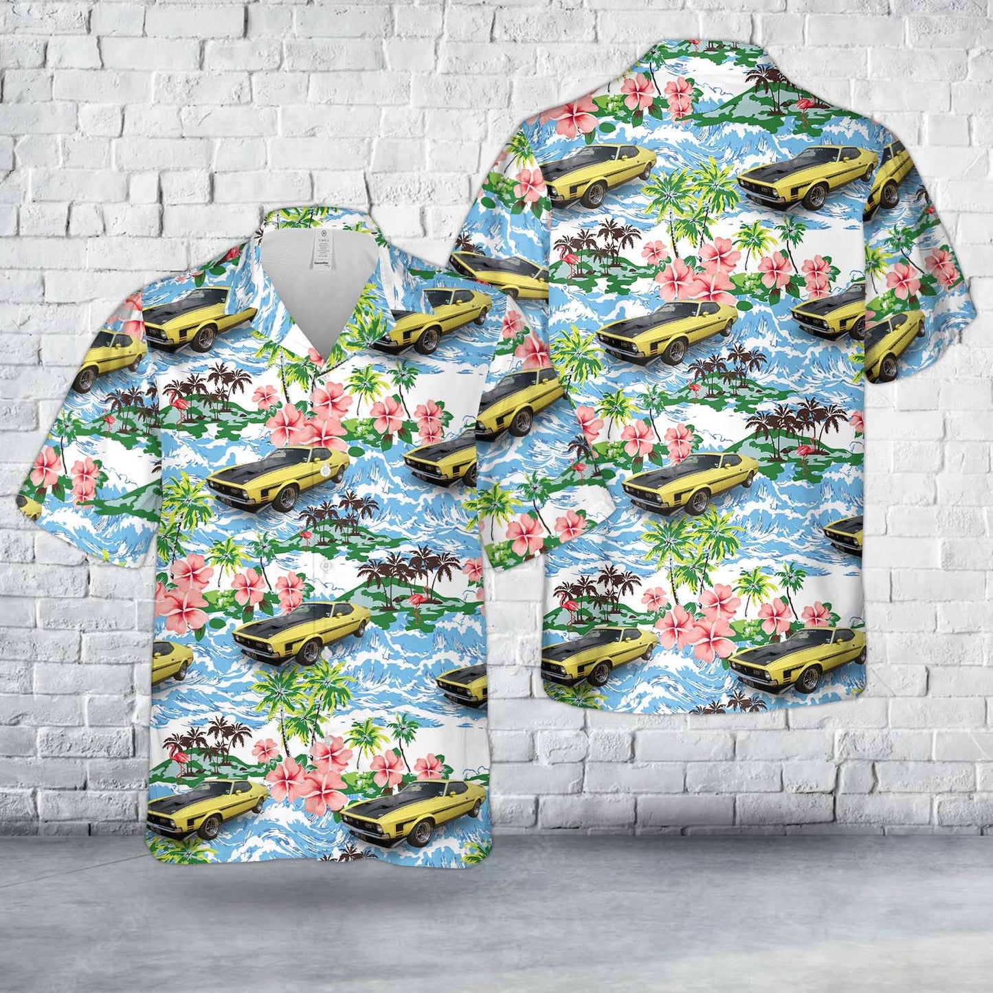 1971 Mustang Boss 351 Hawaiian Shirt