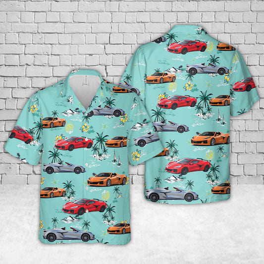 2023 Corvette Z06 Hawaiian Shirt