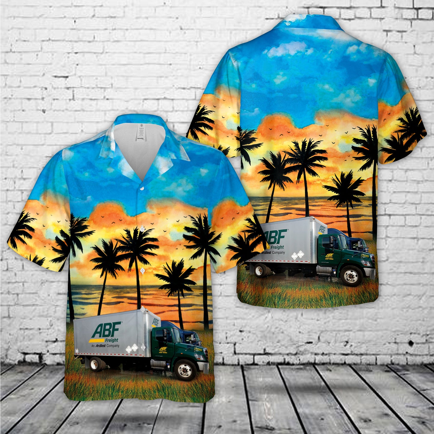 ABF Freight Hino 268 Hawaiian Shirt