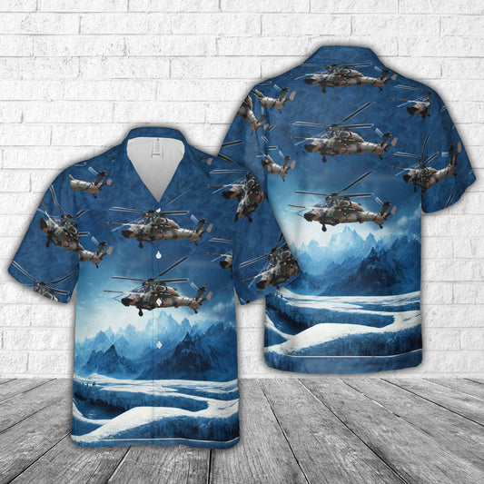 Airbus Eurocopter A38 Tiger Australian Army Aviation Corps Hawaiian Shirt