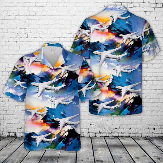 Antonov AN-225 Cargo Aircraft Hawaiian Shirt
