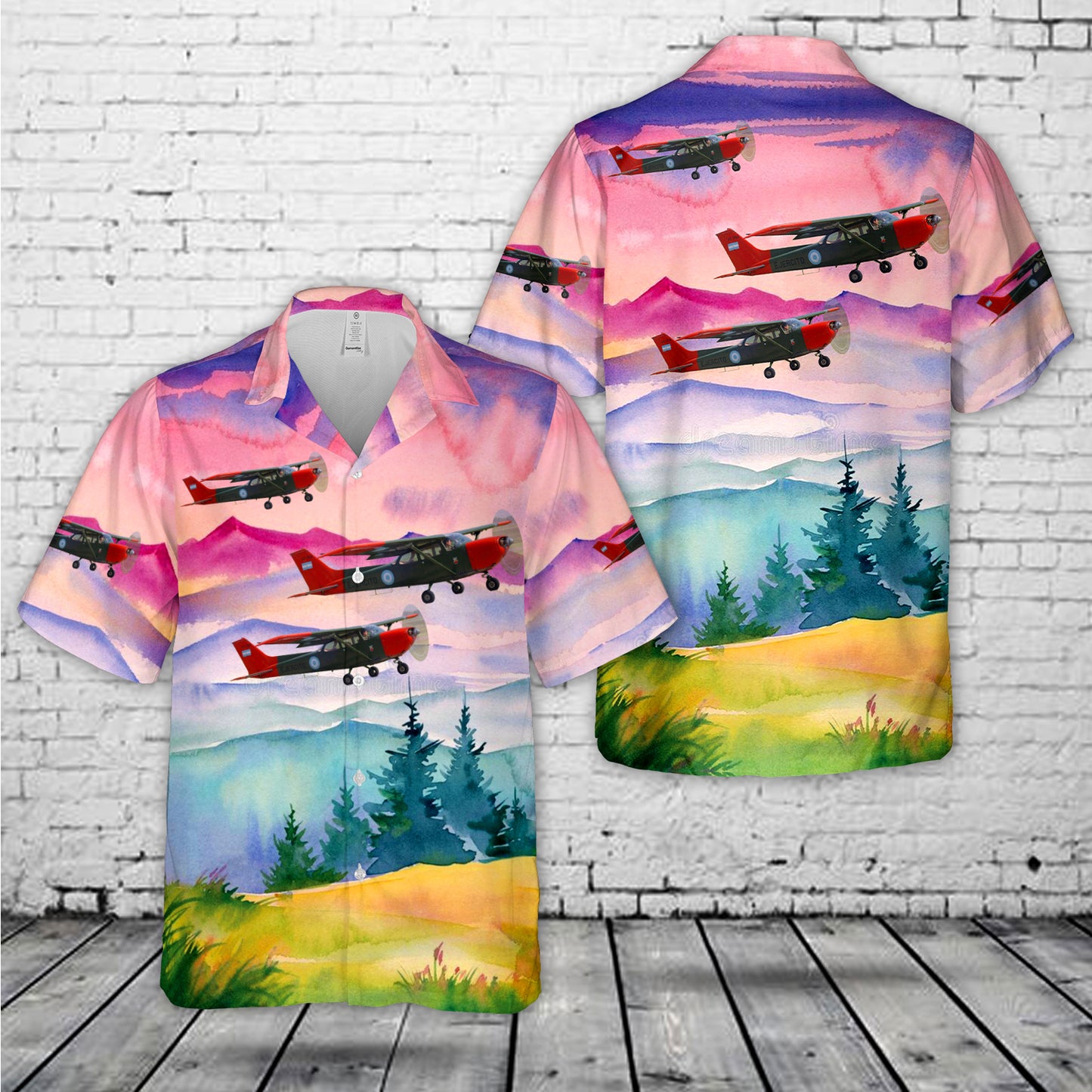 Argentine Army Cessna T-41D Mescalero Hawaiian Shirt