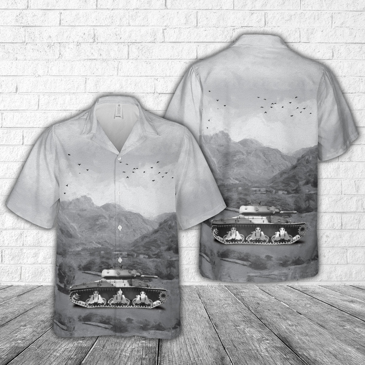 Australian Army AC3 Thunderbolt (Australian Cruiser III) In WWII Hawaiian Shirt