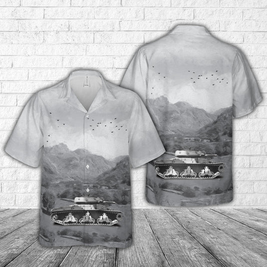 Australian Army AC3 Thunderbolt (Australian Cruiser III) In WWII Hawaiian Shirt