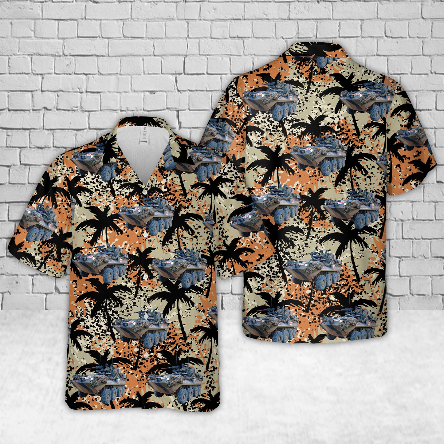 Australian Army ASLAV Of 2nd/14th Light Horse Regiment (Queensland Mounted Infantry) Hawaiian Shirt