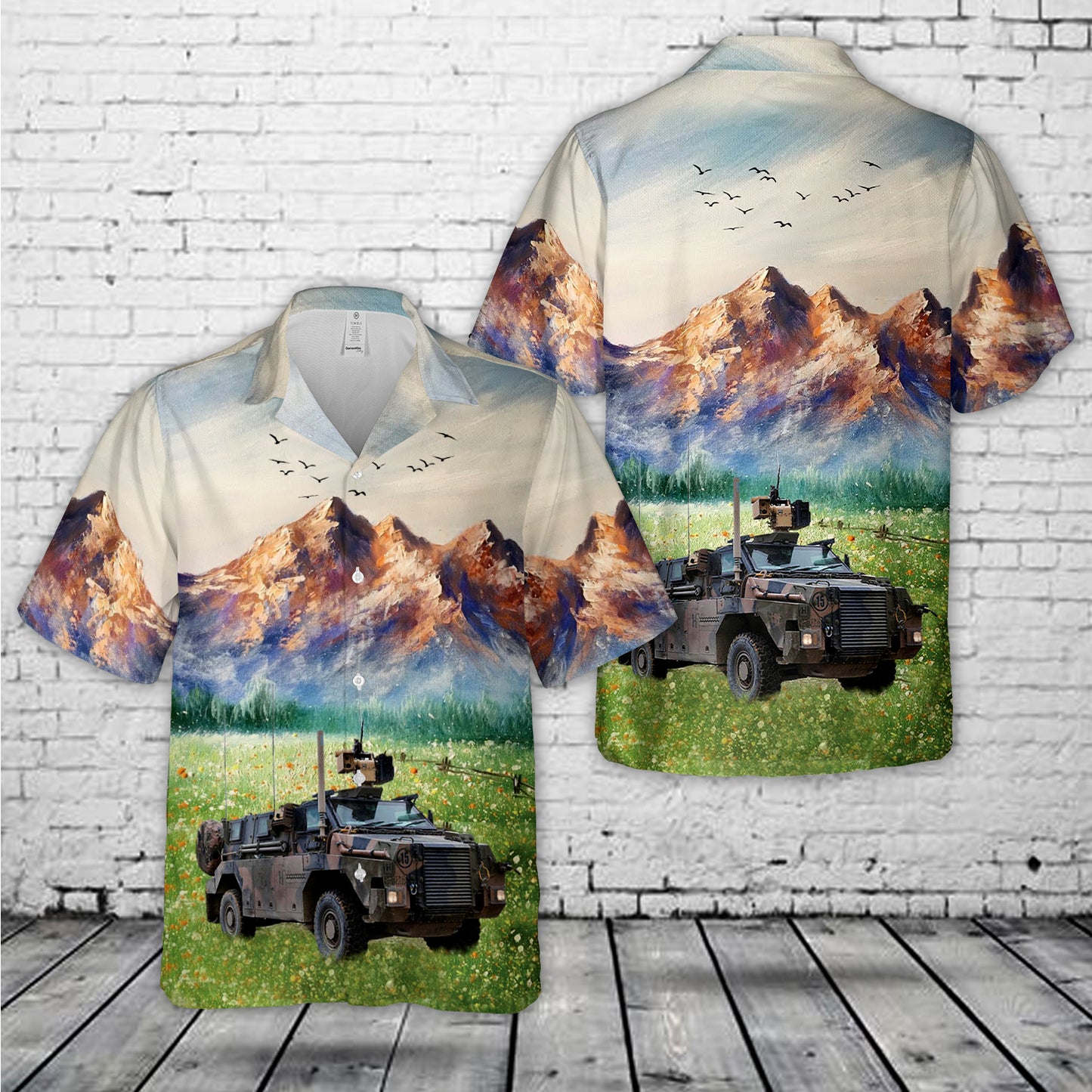 Australian Army Defence Road Transport Manual Hawaiian Shirt