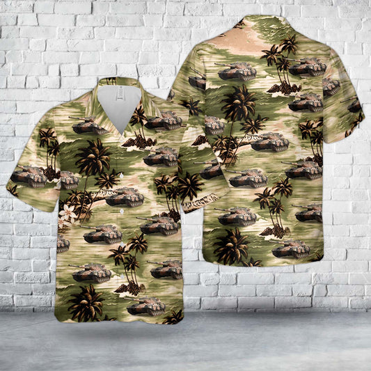 Australian Army Leopard 1A4 (AS1) MBT Hawaiian Shirt