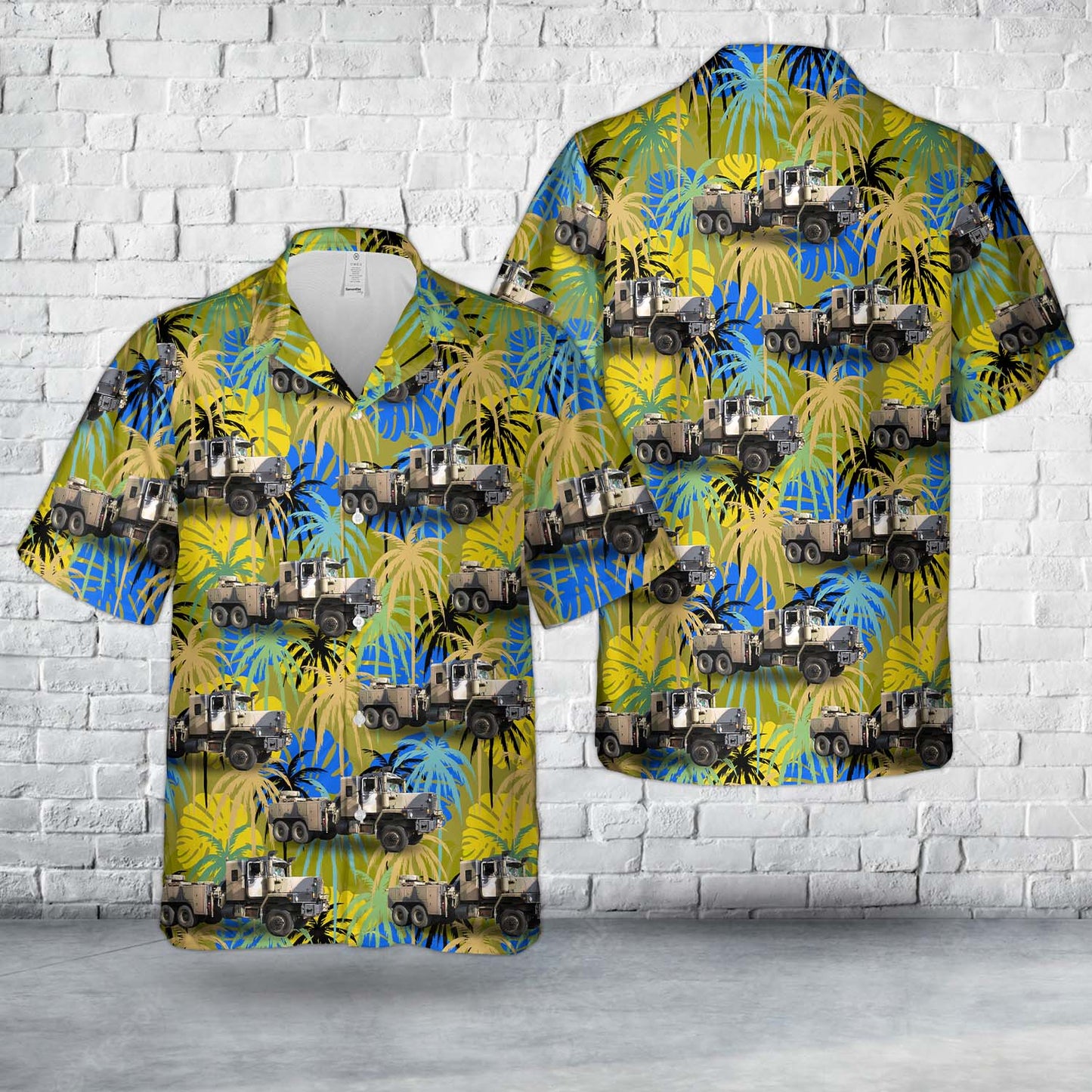 Australian Army Mack Heavy Recovery Vehicle (HRV) Hawaiian Shirt