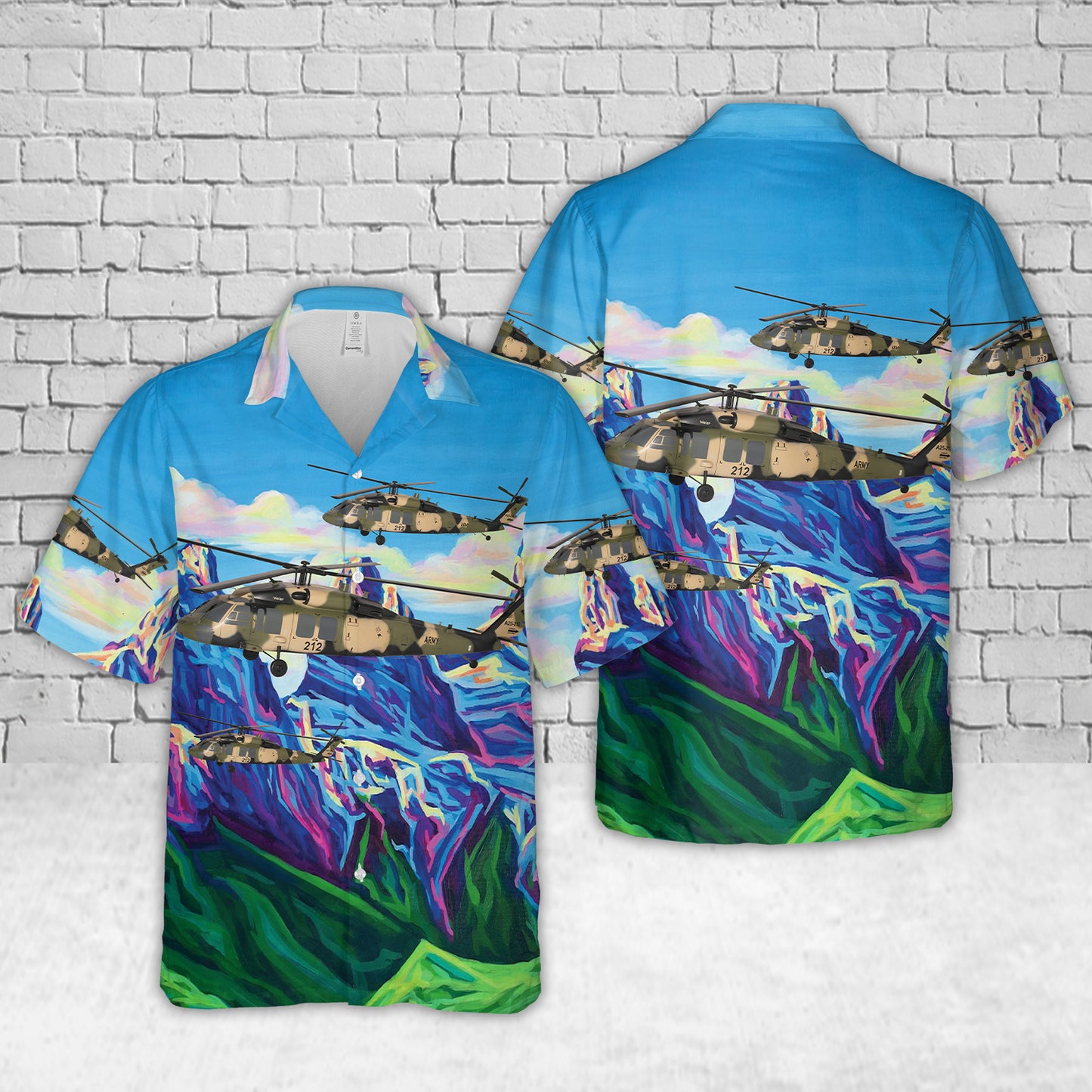 Australian Army Sikorsky S-70A-9 Blackhawk c/n 1150 named "Waler" Hawaiian Shirt