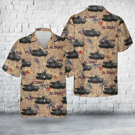 Austrian Armed Forces Bergepanzer Greif A1 04009G Hawaiian Shirt