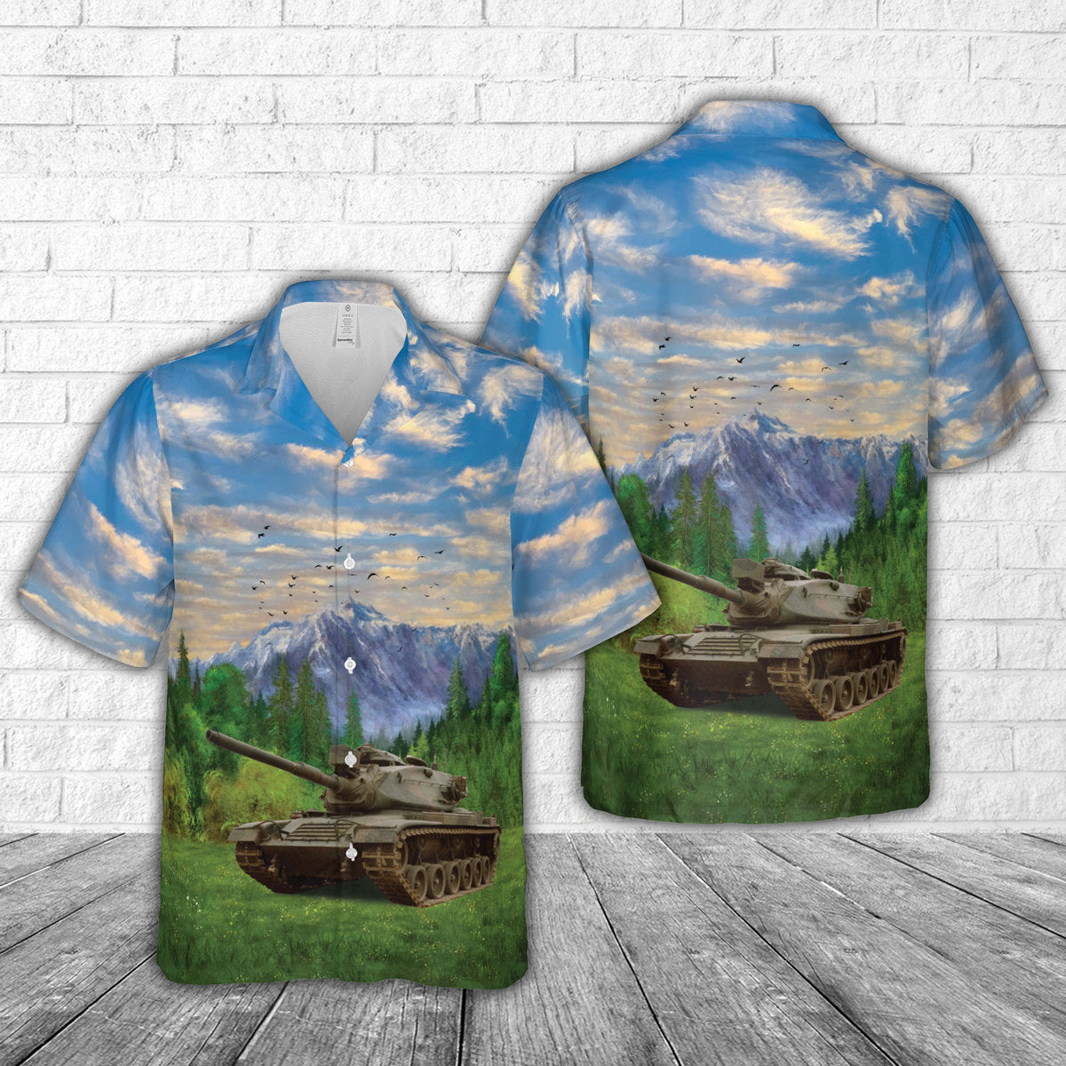 Austrian Army M60A3 Hawaiian Shirt