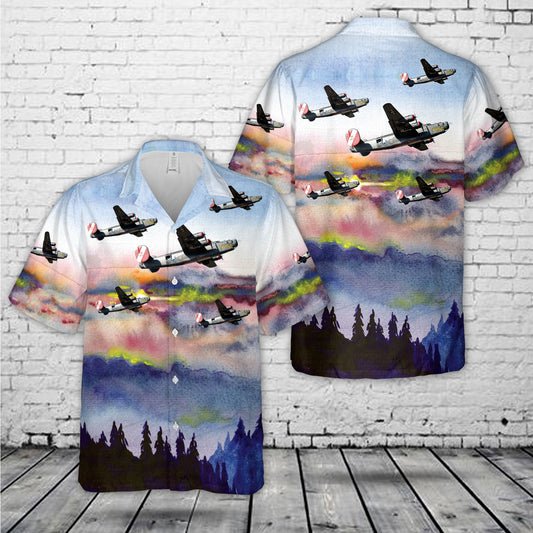 B-24 Liberator "Witchcraft" WWII Hawaiian Shirt