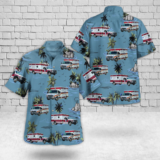 Bensalem, Pennsylvania, Newmanstown Ambulance Corps Hawaiian Shirt