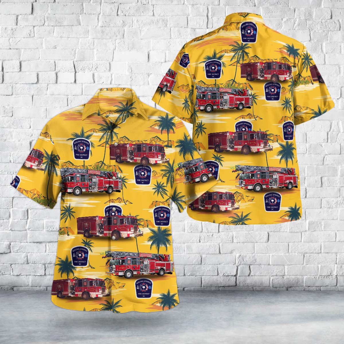 Boiling Springs, South Carolina, Boiling Springs Fire Department Hawaiian Shirt