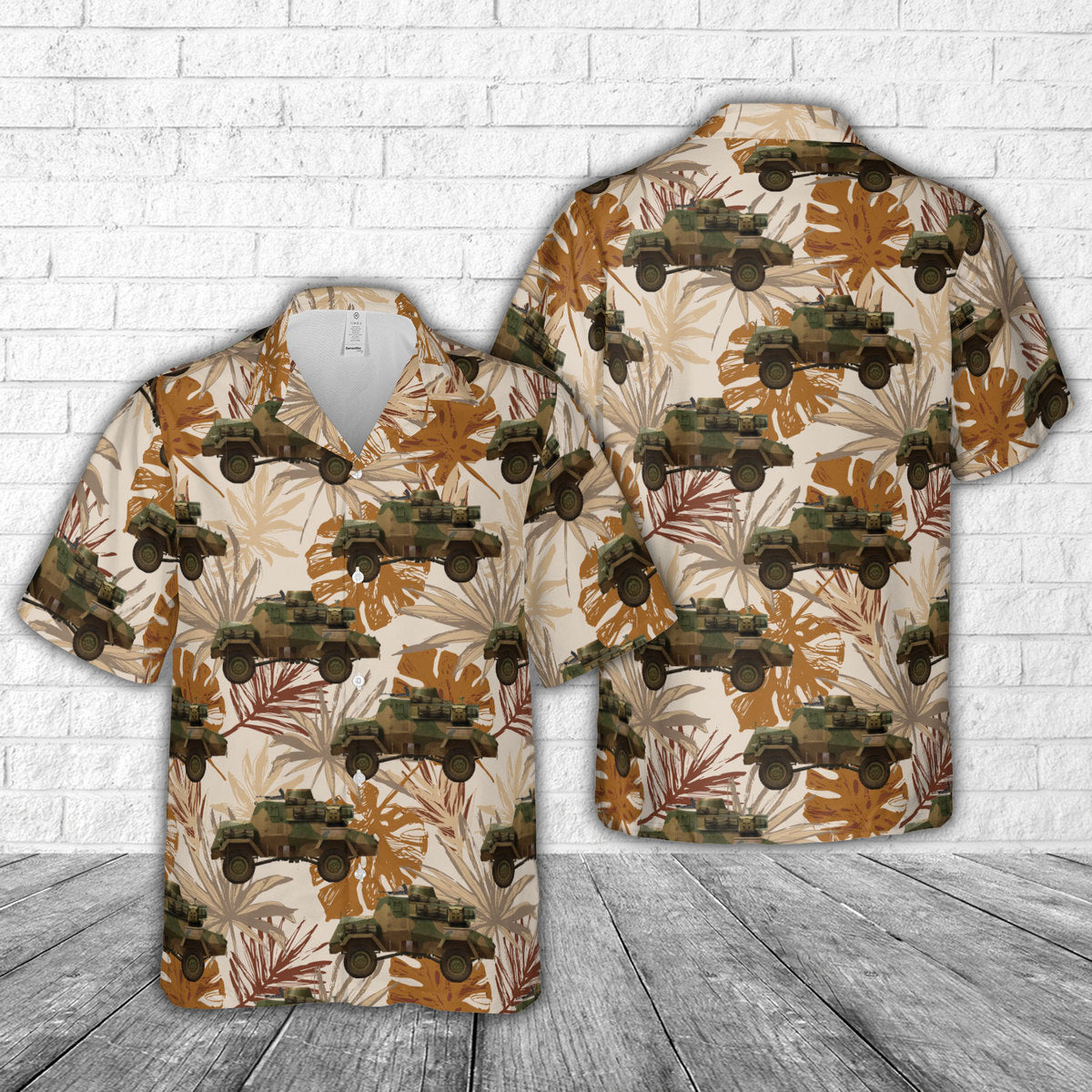 British Army Otter Mk.I, British 23th Armoured Brigade Hawaiian Shirt