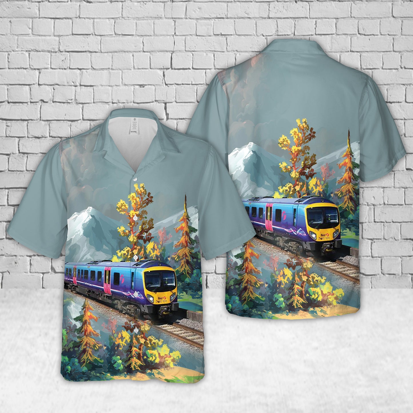 British Rail Class 185 Dynamic Lines Livery Hawaiian Shirt