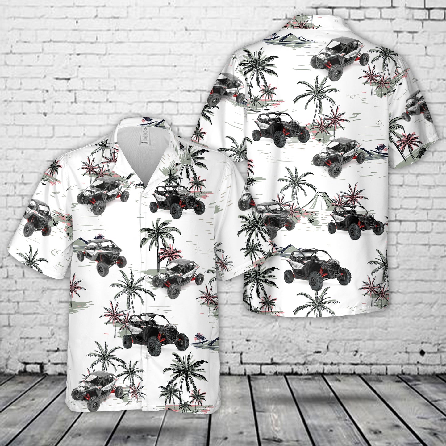 Can-Am (CanAm) Maverick X3 Quad ATV Hawaiian Shirt