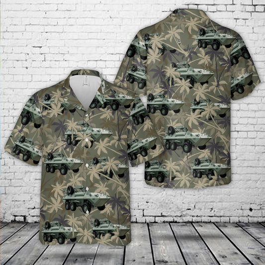 Canadian Army Husky AVGP Husky Armoured Vehicle General Purpose 78-37543 Hawaiian Shirt
