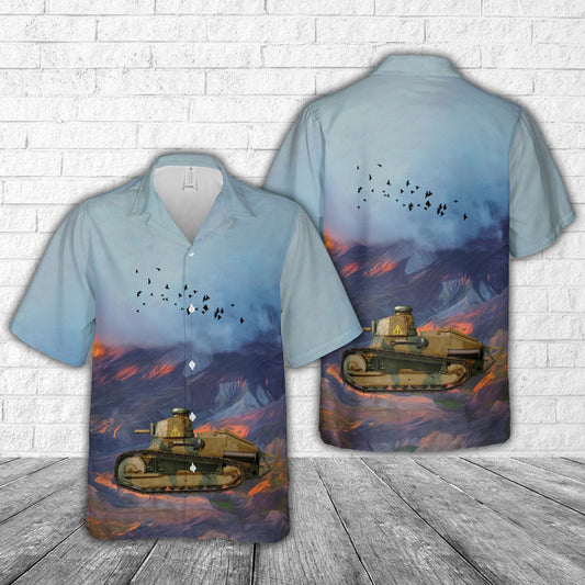 Canadian Army M1917 Light Tank Hawaiian Shirt