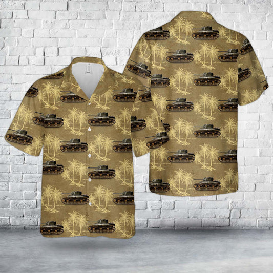 Canadian Army Ram Mk.II Tank WW2 Hawaiian Shirt