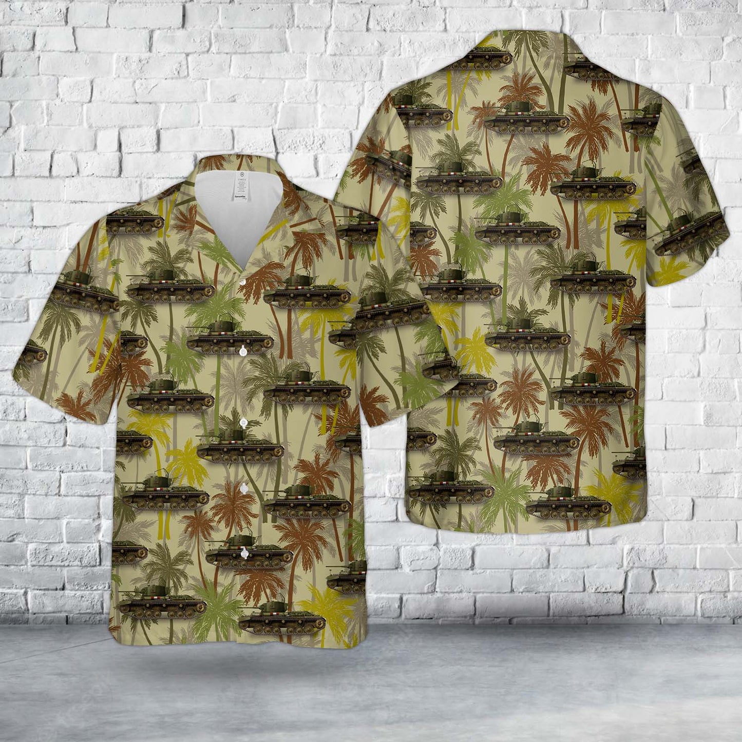 Canadian Army Valentine Mk.VI Hawaiian Shirt