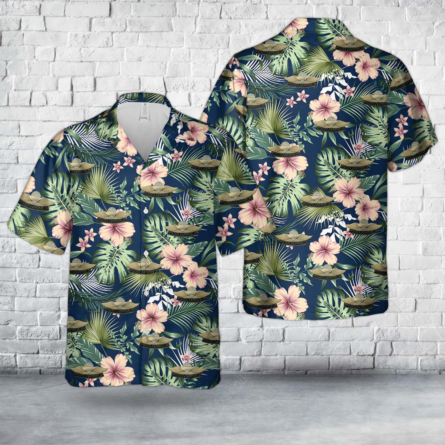 Canadian Forces Airborne Rigger Hawaiian Shirt
