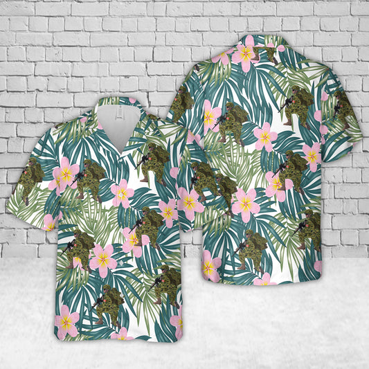 Canadian army soldier Hawaiian Shirt