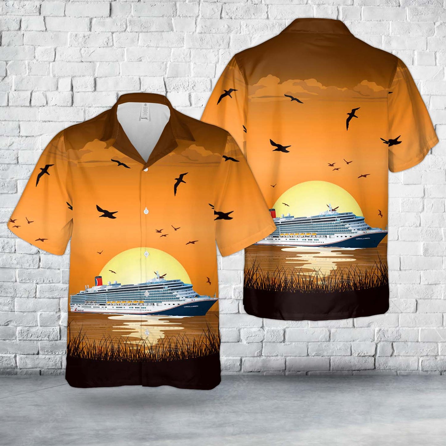 Carnival Cruise Line Carnival Luminosa Hawaiian Shirt