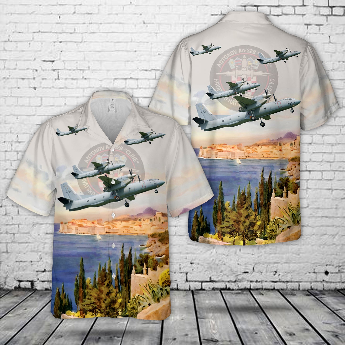 Croatian Air Force An-32B transport aircraft Hawaiian Shirt