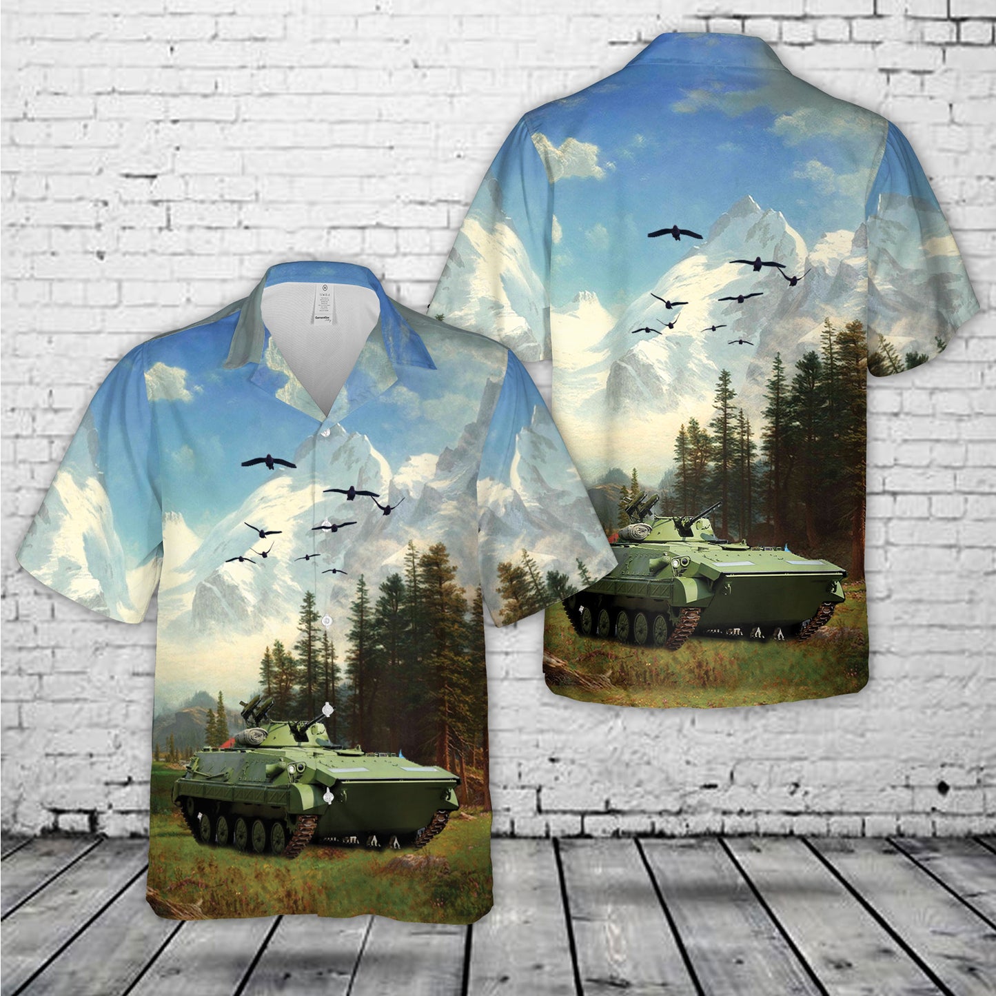 Croatian Army BVP M-80A Infantry fighting vehicle Hawaiian Shirt