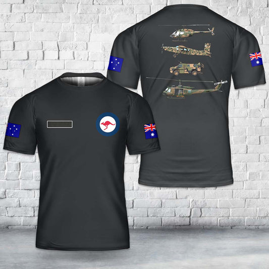 Custom Name Australian Army T-Shirt 3D