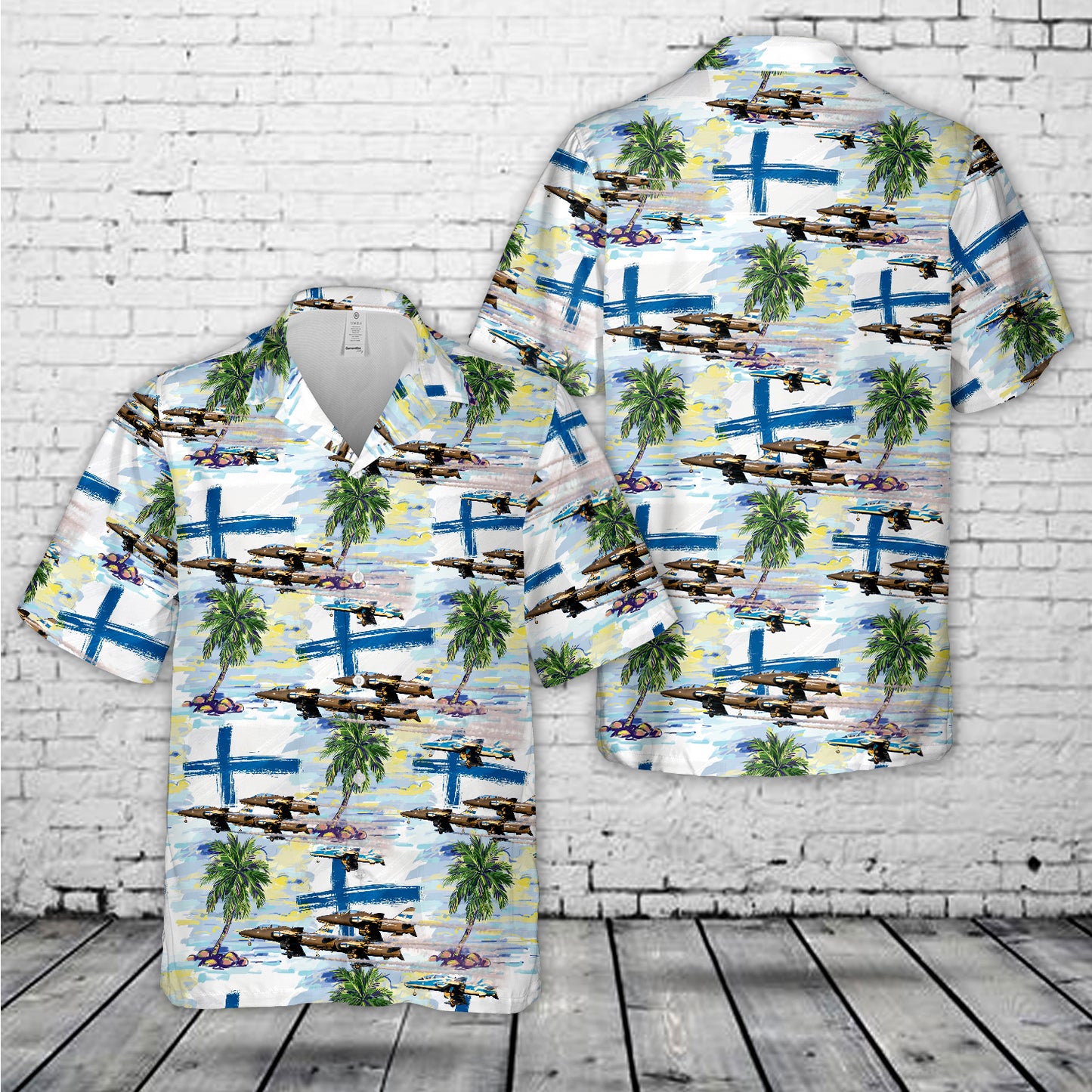 Finnish Air Force British Aerospace Hawk Mk.51A Hawaiian Shirt
