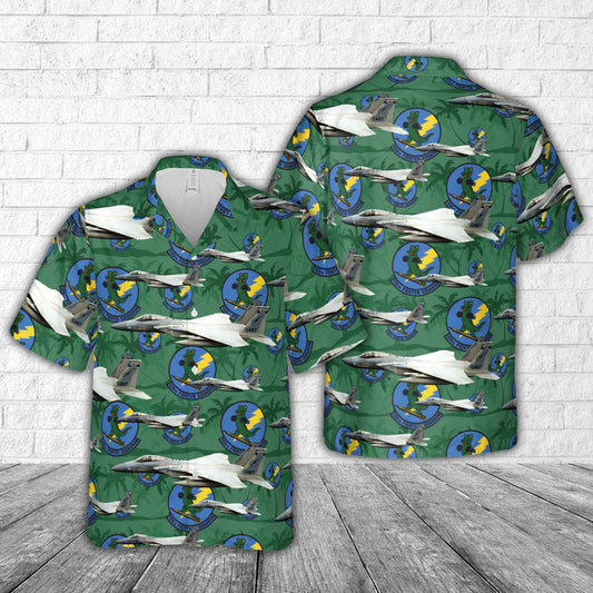 Florida Air National Guard 159th Fighter Squadron 125th Fighter Wing Hawaiian Shirt