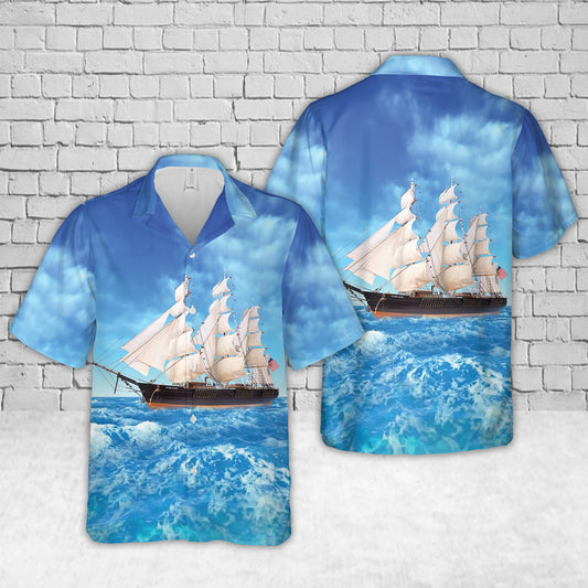 Flying Cloud Clipper Ship Hawaiian Shirt