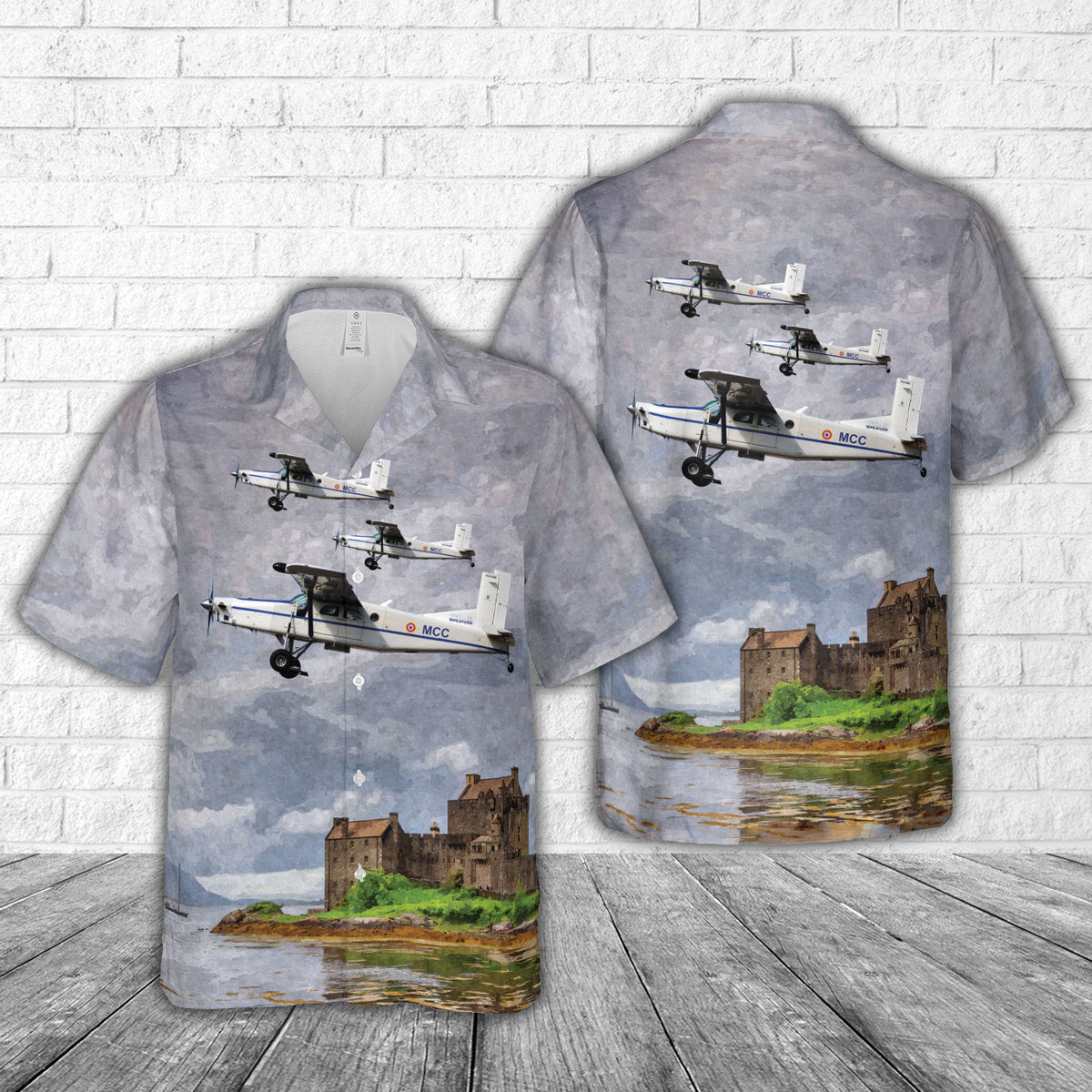 French Army Pilatus PC-6/B2-H4 Hawaiian Shirt