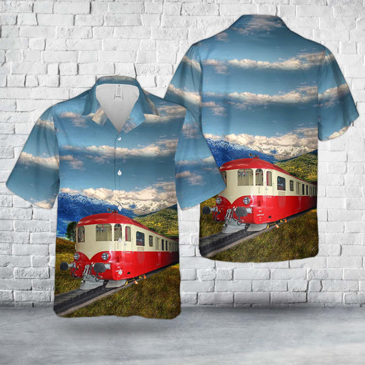 France SNCF Class X 52103 Diesel Multiple Unit Train Hawaiian Shirt