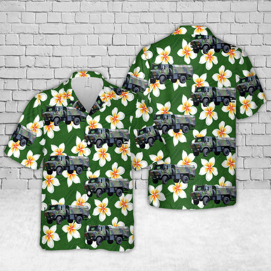 French Army Unimog Hawaiian Shirt