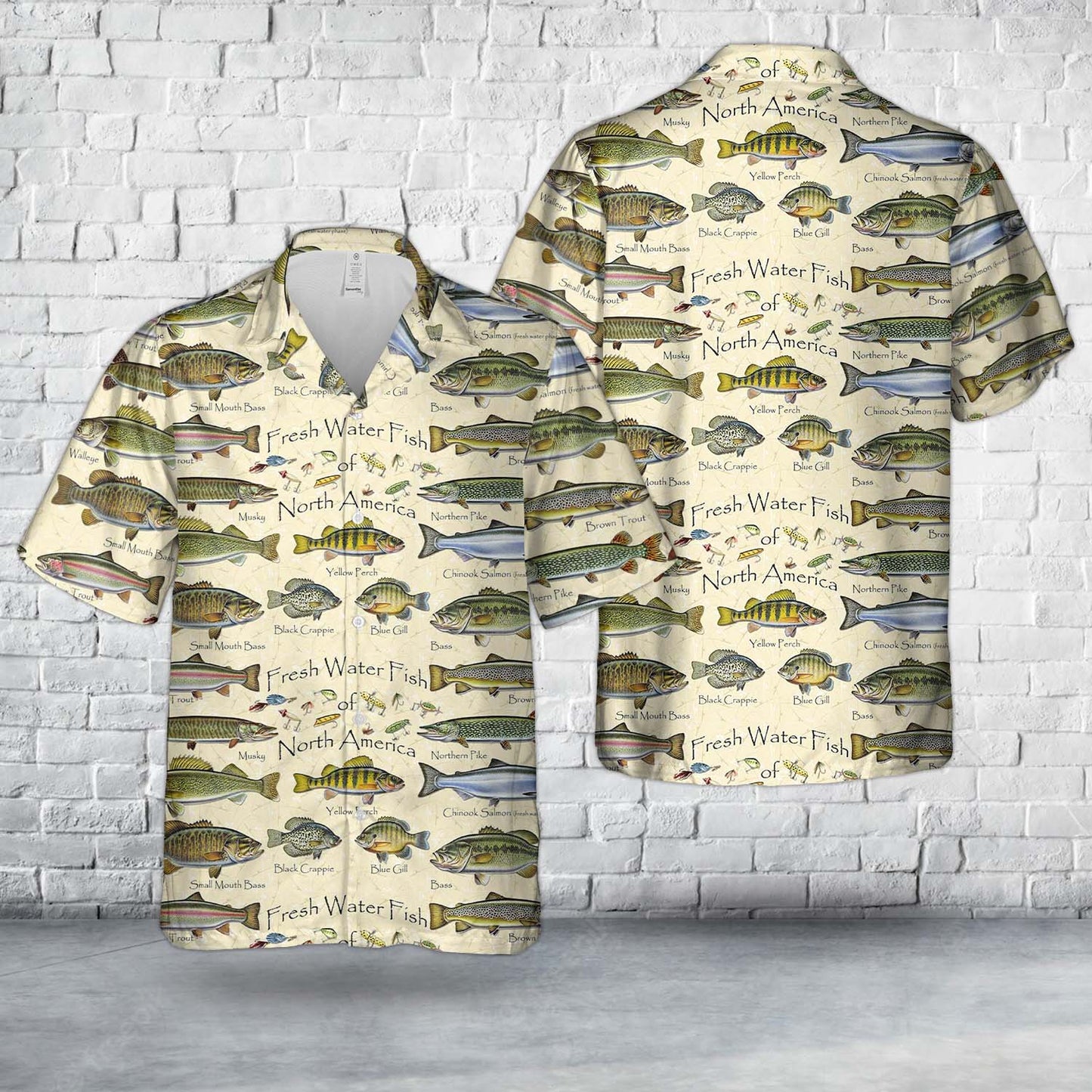 Fresh Water Fish North American Hawaiian Shirt