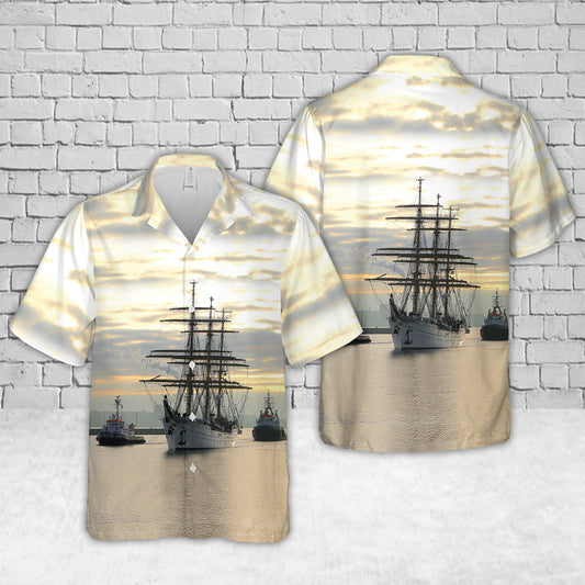 German Navy training ship Gorch Fock (1958) Hawaiian Shirt
