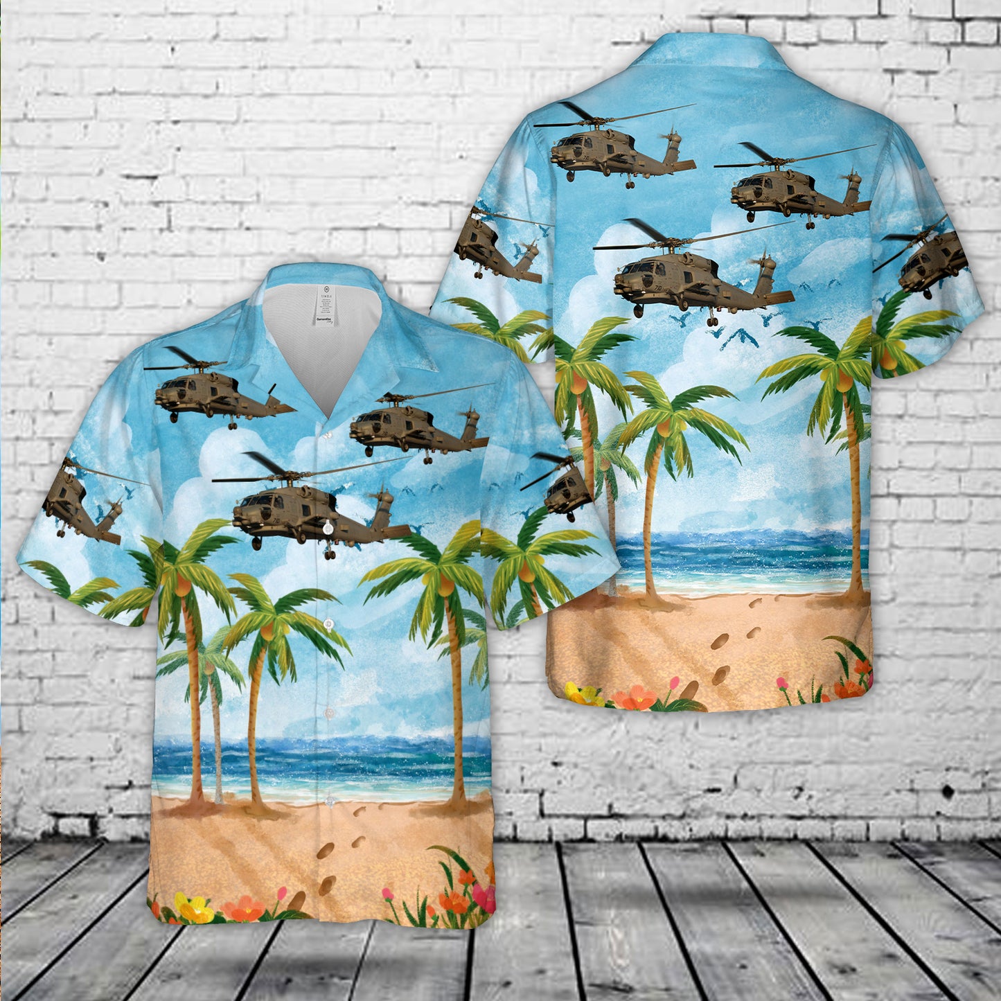 HSM-71 Raptors MH-60R Hawaiian Shirt