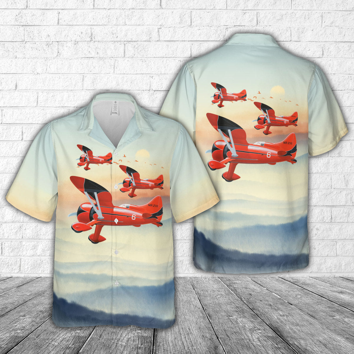 Hall's Bulldog Racer vintage airplane Hawaiian Shirt