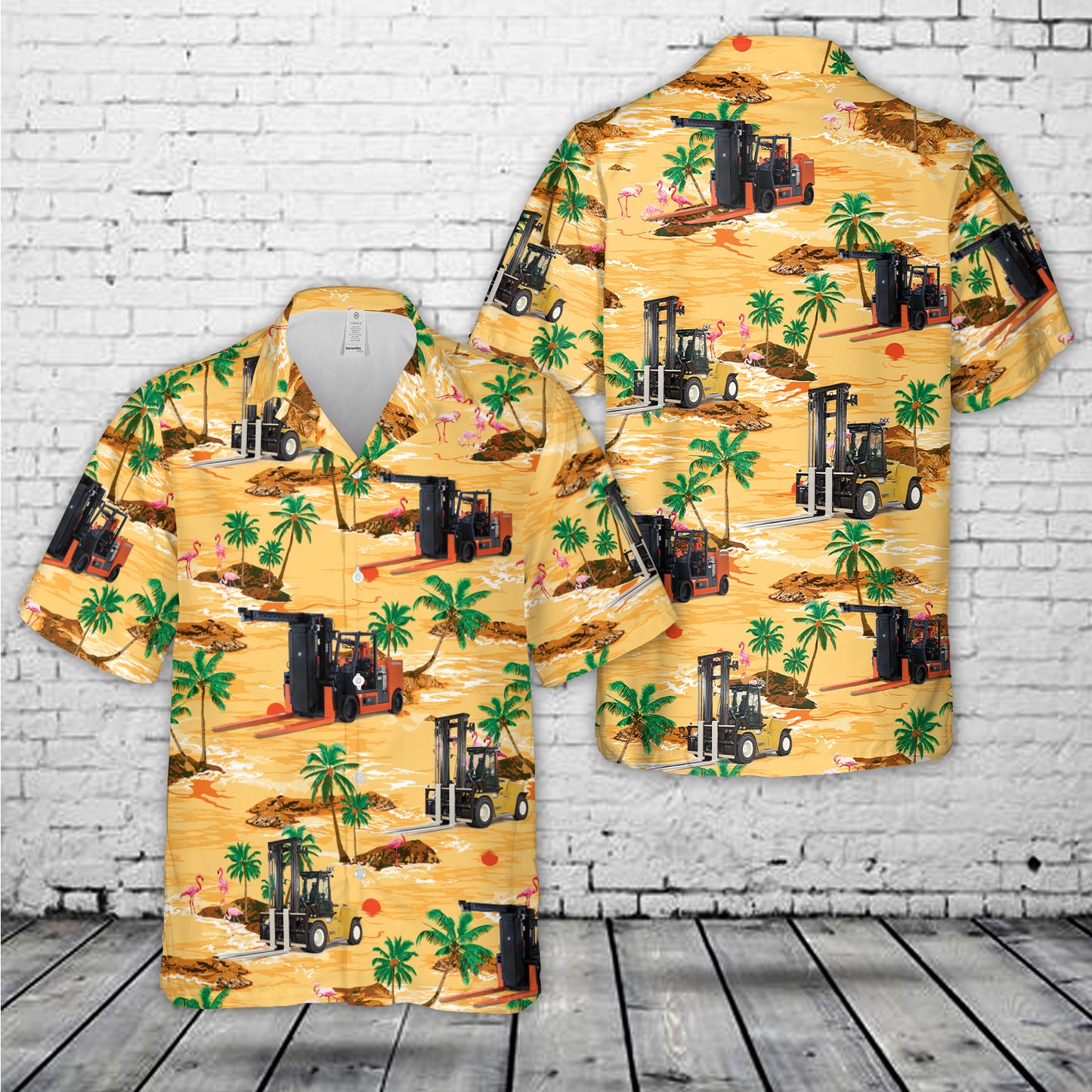 High Capacity Forklift Hawaiian Shirt